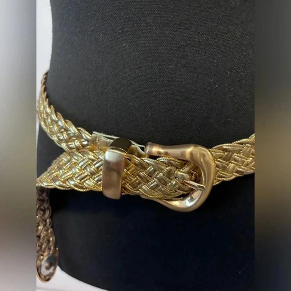 Unbranded | Gold Woven Belt | Size L - Picture 6 of 6
